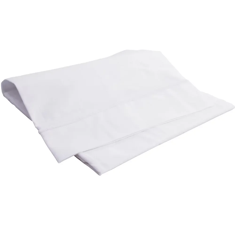 Domiva Drap plat avec point bourdon (120x180 cm - Blanc)* Drap Plat