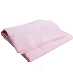 Domiva Drap plat avec point bourdon (120x180 cm - Rose Clair)* Drap Plat