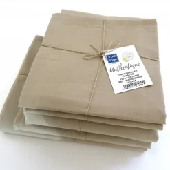 Drap plat en 100% coton biologique (180x290 cm - Ficelle)>Tradilinge Best