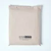 Homescapes Drap plat en lin lavé beige, 240x275 cm -* Drap Plat