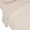 Drap plat en lin lavé beige, 230x255 cm ->Homescapes Clearance