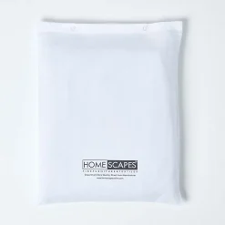 Homescapes Drap plat en lin lavé blanc, 240x275 cm -* Drap Plat