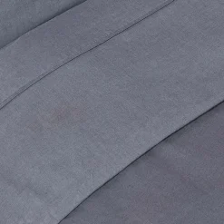 Drap plat en lin lavé gris, 240x300 cm -><noscript><img width=