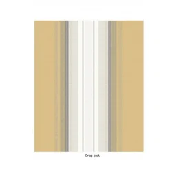 Drap plat en percale de coton au style ethnique chic (280x325 cm - Jaune)>Tradilinge Outlet