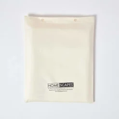 Homescapes Drap plat en satin de coton égyptien 1000 fils ivoire, 240x300 cm -* Drap Plat