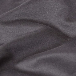 Drap plat en satin de coton égyptien 1000 fils gris foncé, 240x275 cm ->Homescapes Discount