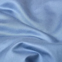 Drap plat en satin de coton égyptien 1000 fils bleu, 240x275 cm ->Homescapes Discount