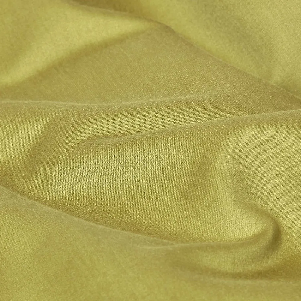 Drap plat en satin de coton égyptien 1000 fils vert olive, 230x255 cm ->Homescapes