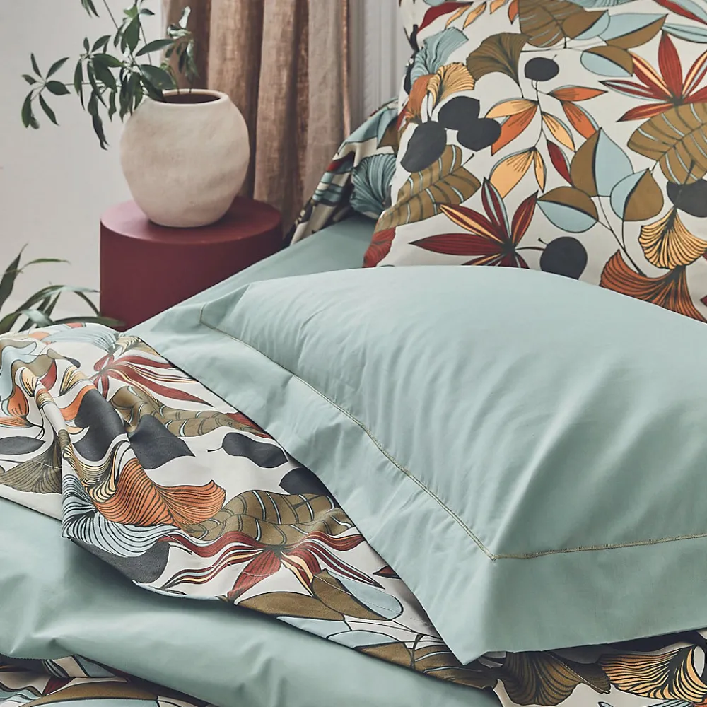 Drap plat esprit nature (180x290 cm - Vert)>Tradilinge Clearance