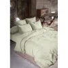 L'Effet Papillon Drap plat Gaïa vert d eau 270 x 300 cm* Drap Plat