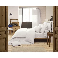 Drap plat "Gaïa" toutes dimensions "Gaze de Coton" - Gaïa Chantilly - 240 x 300 cm pour lit 2 places>L'Effet Papillon Clearance