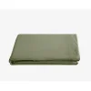 Drap plat Palace pur coton teint lavé, 63 fils/cm² - Palace Sauge - 270 x 290 cm pour lit King Size>Vent Du Sud Sale