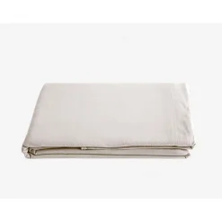 Drap plat Palace pur coton teint lavé, 63 fils/cm² - Palace Naturel - 240 x 290 cm pour lit 2 places>Vent Du Sud Hot