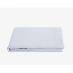 Vent Du Sud Drap plat Palace pur coton teint lavé, 63 fils/cm² - Palace Neige - 270 x 290 cm pour lit King Size* Drap Plat