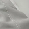 Coton Pur Drap plat percale de coton peigné "Julian" toutes dimensions - Julian Perle - 240 x 300 cm pour lit 2 places* Drap Plat
