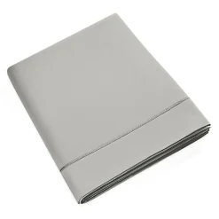 Drap plat percale de coton peigné "Julian" toutes dimensions - Julian Perle - 180 x 290 cm pour lit 1 place>Coton Pur Discount