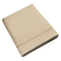 Drap plat percale de coton peigné "Julian" toutes dimensions - Julian Lin - 180 x 290 cm pour lit 1 place>Coton Pur Outlet