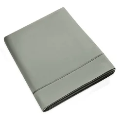 Drap plat percale de coton peigné "Julian" toutes dimensions - Julian Ardoise - 240 x 300 cm pour lit 2 places>Coton Pur Hot