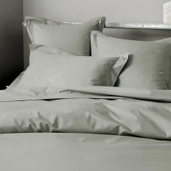 Drap plat percale de coton peigné 