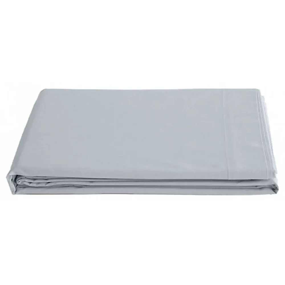 Drap plat percale pur coton peigné longues fibres 80 fils/cm² - Neige - 240 x 300 cm pour lit 2 places>Vent Du Sud Sale