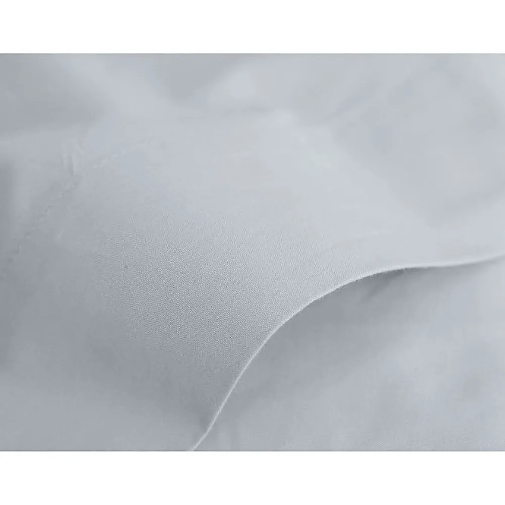 Drap plat percale pur coton peigné longues fibres 80 fils/cm² - Neige - 240 x 300 cm pour lit 2 places>Vent Du Sud Sale