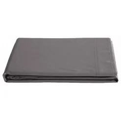 Vent Du Sud Drap plat percale pur coton peigné longues fibres 80 fils/cm² - Ardoise - 180 x 290 cm pour lit 1 place* Drap Plat
