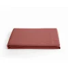 Drap plat percale pur coton peigné longues fibres 80 fils/cm² - Pêche - 180 x 290 cm pour lit 1 place>Vent Du Sud Discount