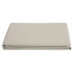 Vent Du Sud Drap plat percale pur coton peigné longues fibres 80 fils/cm² - Ivoire - 240 x 300 cm pour lit 2 places* Drap Plat