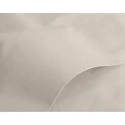 Vent Du Sud Drap plat percale pur coton peigné longues fibres 80 fils/cm² - Ivoire - 240 x 300 cm pour lit 2 places* Drap Plat