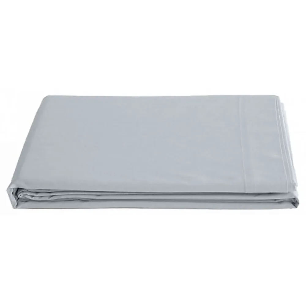 Vent Du Sud Drap plat percale pur coton peigné longues fibres 80 fils/cm² - Neige - 180 x 290 cm pour lit 1 place* Drap Plat
