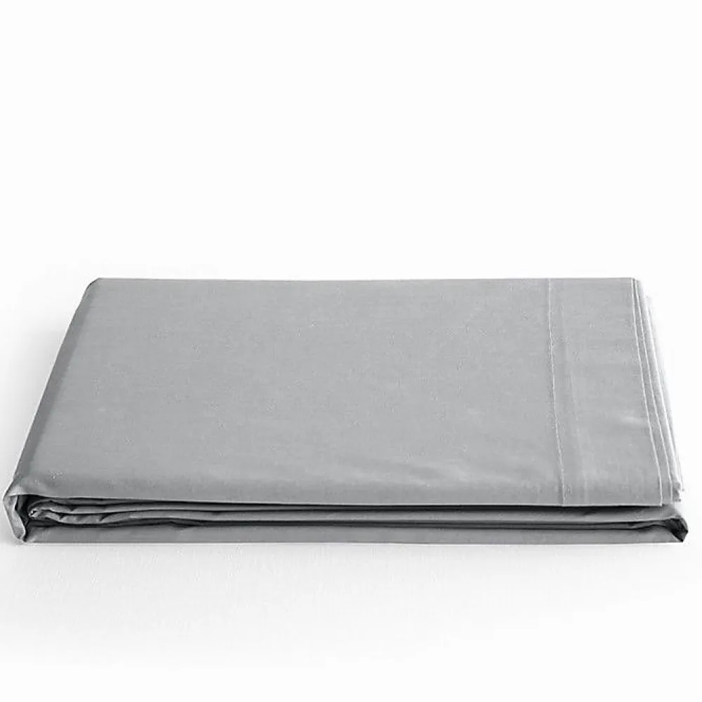 Coton Pur Drap plat Prémium Coton 180 x 290 Blanc* Drap Plat