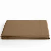 Coton Pur Drap plat Prémium Taupe 180 x 290 cm* Drap Plat