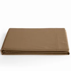 Coton Pur Drap plat Prémium Taupe 180 x 290 cm* Drap Plat