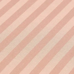 Drap plat satin rayé en coton égyptien 330 fils taupe, 275x275 cm -><noscript><img width=