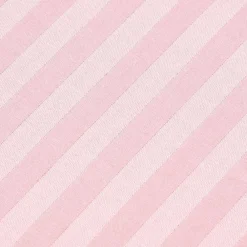 Homescapes Drap plat satin rayé en coton égyptien 330 fils rose, 178x255 cm -* Drap Plat
