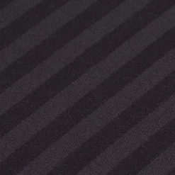 Homescapes Drap plat satin rayé en coton égyptien 330 fils noir, 180x290 cm -* Drap Plat