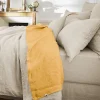 Drap plat "Soline" toutes dimensions Lin lavé - Soline Miel - 240 x 300 cm pour lit 2 places>L'Effet Papillon Best