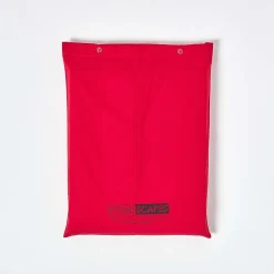 Homescapes Drap plat uni 100 % coton égyptien 200 fils rouge, 240x275 cm -* Drap Plat