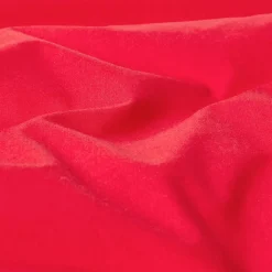Drap plat uni 100 % coton égyptien 200 fils rouge, 178x255 cm ->Homescapes Discount