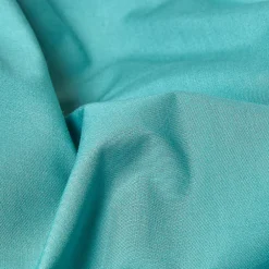 Drap plat uni 100 % coton égyptien 200 fils bleu canard, 178x255 cm ->Homescapes Online