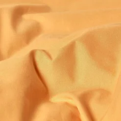 Homescapes Drap plat uni 100 % coton égyptien 200 fils jaune moutarde, 180x290 cm -* Drap Plat