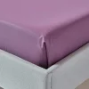 Homescapes Drap plat uni 100 % coton égyptien 200 fils violet, 240x300 cm -* Drap Plat