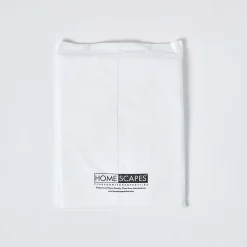 Drap plat uni 100 % coton égyptien 200 fils blanc, 270x300 cm -><noscript><img width=