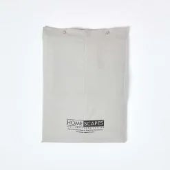 Homescapes Drap plat uni 100 % coton égyptien 200 fils gris argent, 270x300 cm -* Drap Plat