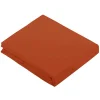Drap Plat Uni en 100 % Coton (180x290 cm - Orange corail)>Tradilinge Discount