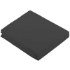 Drap Plat Uni en 100 % Coton (180x290 cm - Gris anthracite)>Tradilinge New