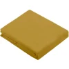 Drap Plat Uni en 100 % Coton (240x310 cm - Jaune moutarde)>Tradilinge New
