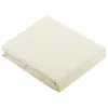 Tradilinge Drap Plat Uni en 100 % Coton (180x290 cm - Blanc)* Drap Plat