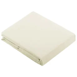 Tradilinge Drap Plat Uni en 100 % Coton (180x290 cm - Blanc)* Drap Plat