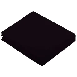 Tradilinge Drap Plat Uni en 100 % Coton (240x310 cm - Noir)* Drap Plat